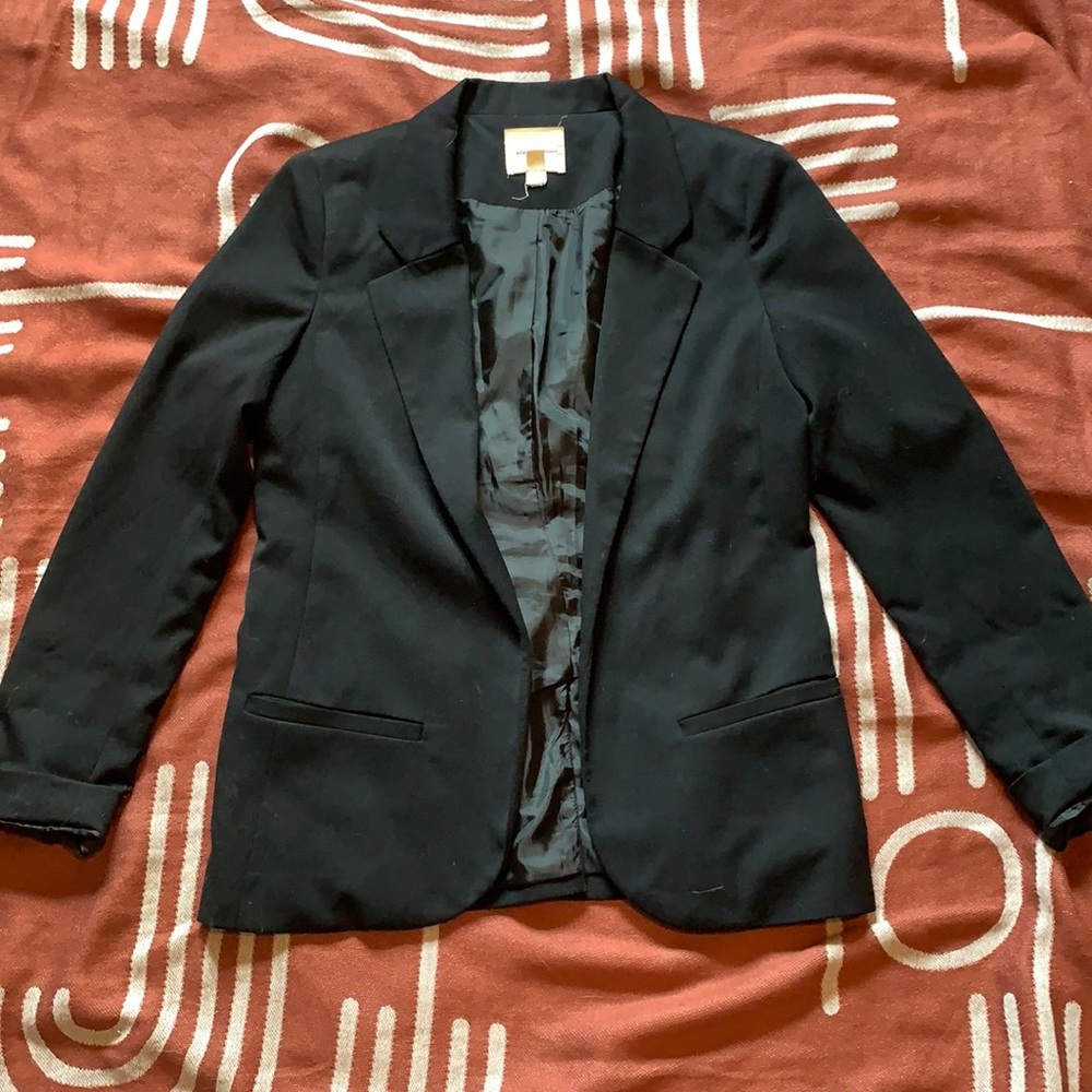 Silence + Noise Black Blazer